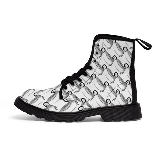 penguinSky High's Women's Canvas Boots
