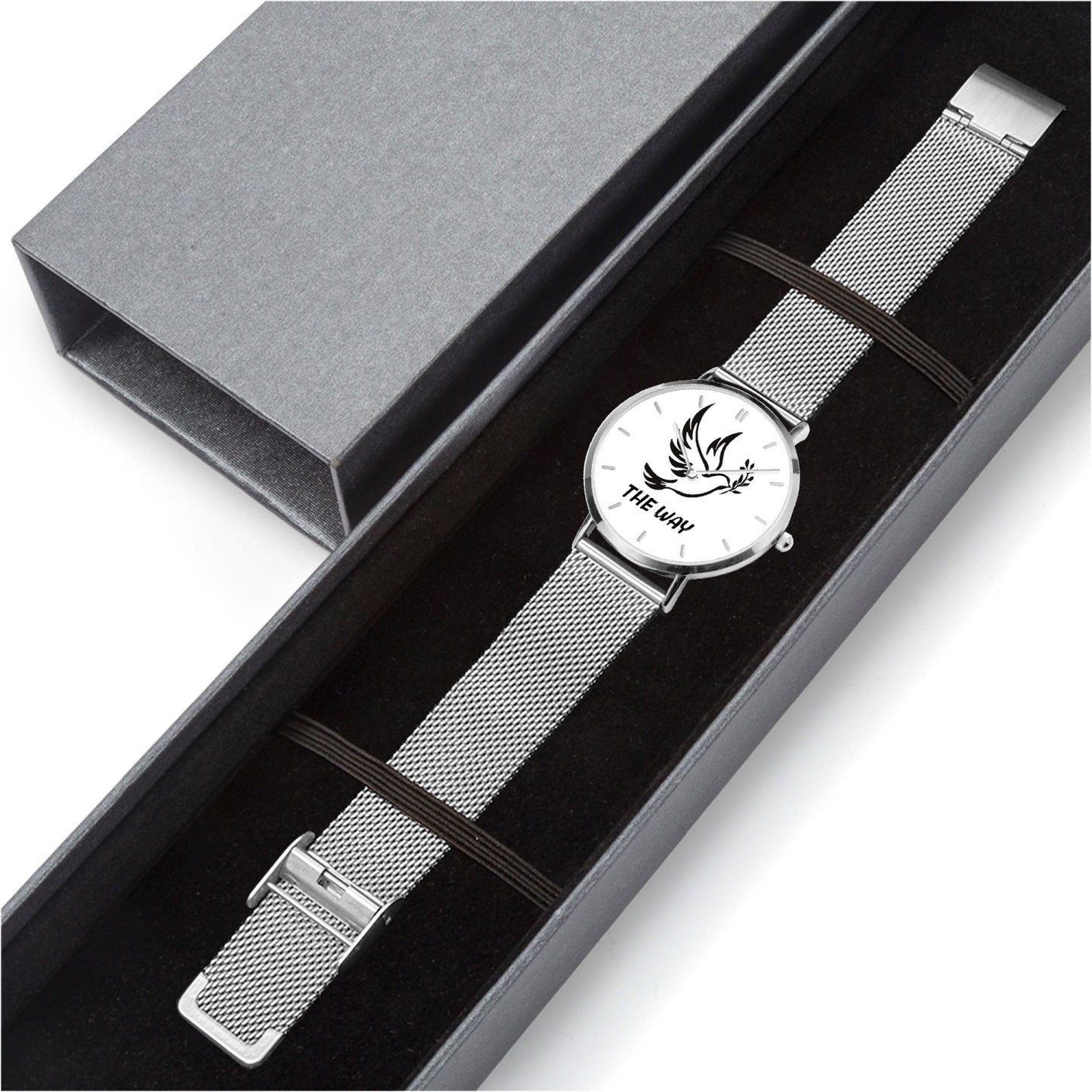 The WAY Ultra-thin Stainless Steel Quartz Watch