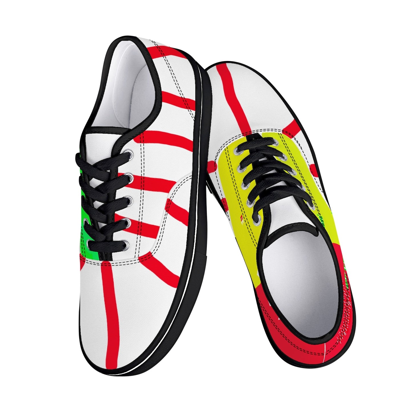 Cane Way Skate Shoes - White/Black