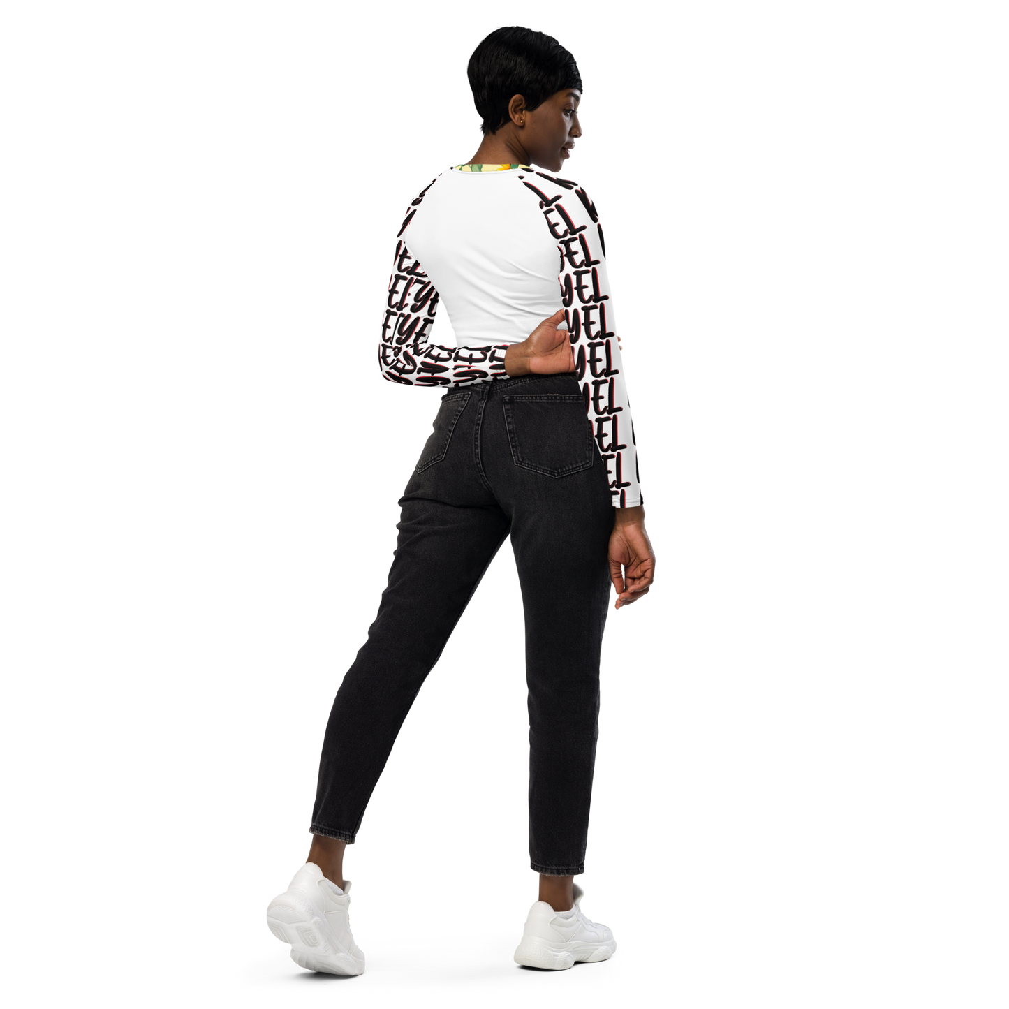 Flo way Recycled long-sleeve crop top