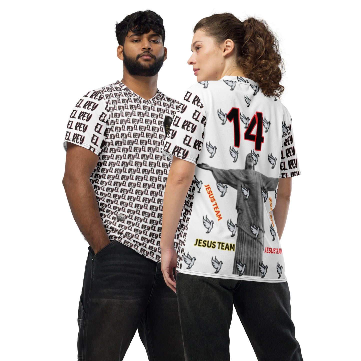 Soccer Who Recycled unisex sports jersey