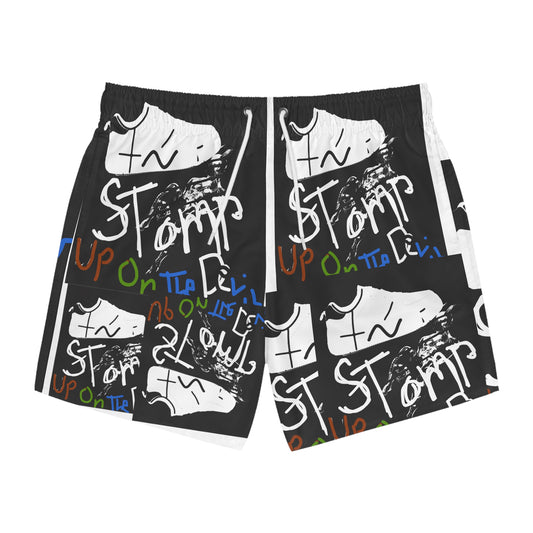 Stomp On Devil Swim Trunks