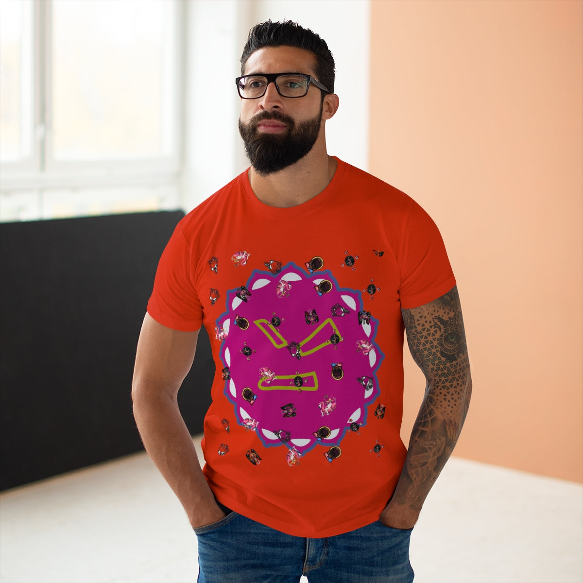 face Single Jersey Men's T-shirt