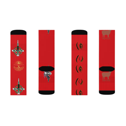 Red Sword Way Socks