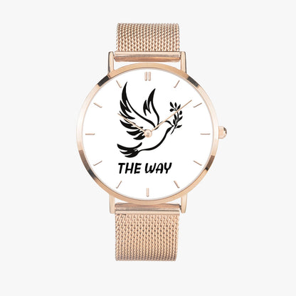 The WAY Ultra-thin Stainless Steel Quartz Watch
