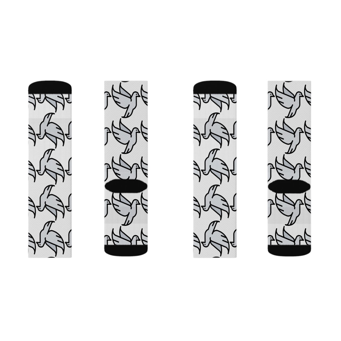 Bird Sublimation Socks