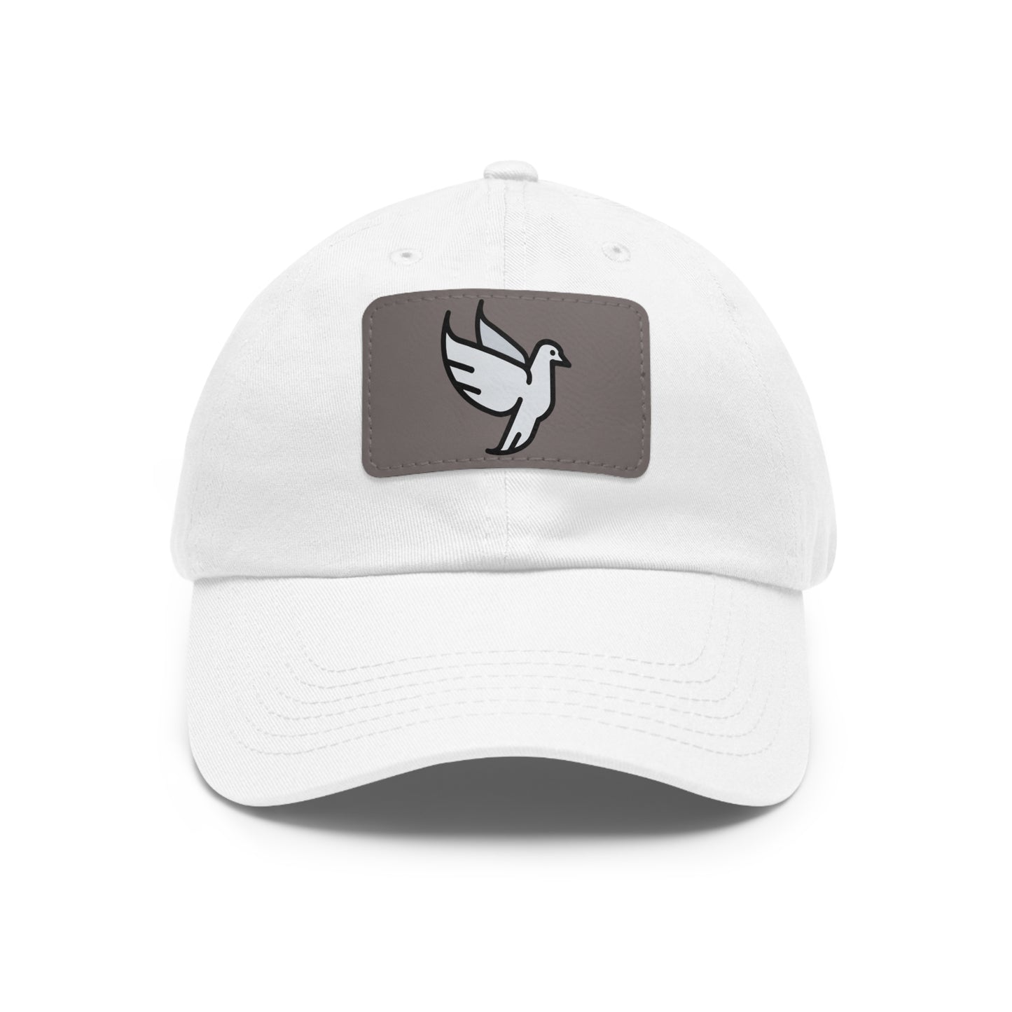 Yes Bird Dad Hat with Leather Patch