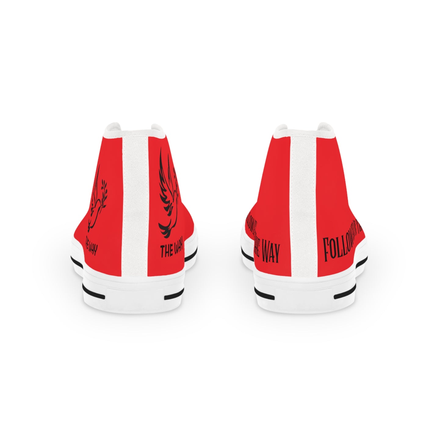 Red FOTW Men's High Top Sneakers