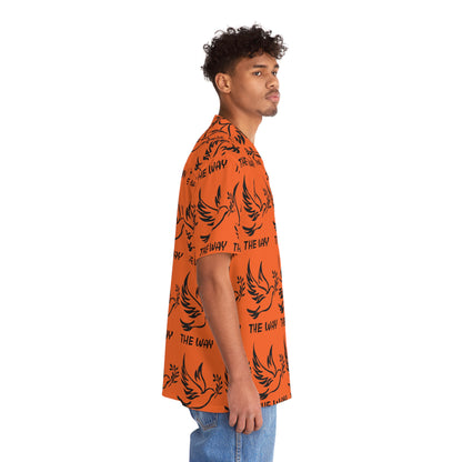 Orange Way Men's Hawaiian Shirt