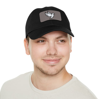 Yes Bird Dad Hat with Leather Patch