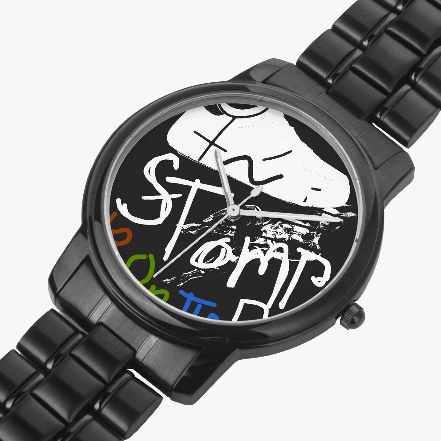 STOMP 153. Folding Clasp Type Stainless Steel Quartz Watch
