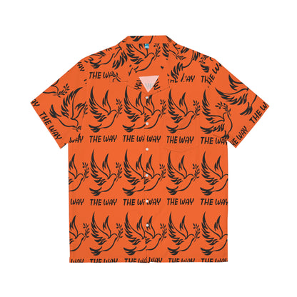Orange Way Men's Hawaiian Shirt