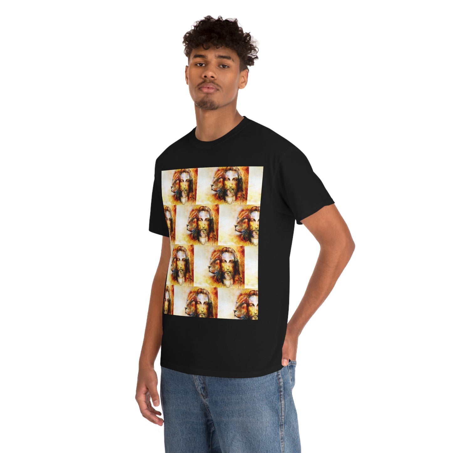 Double Mind Face Of Heavy Cotton Tee