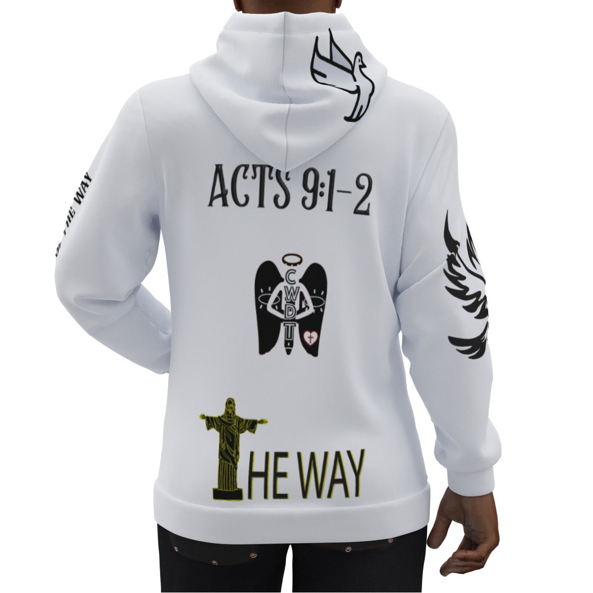 The way Print Men's Pullover Hoodie
