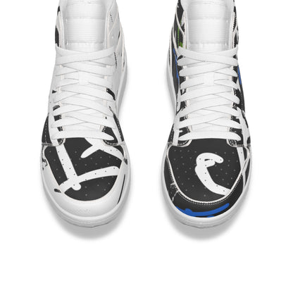Stomp on Leather Stitching Shoes