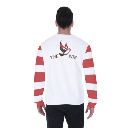 Stripe Men's Heavy Fleece Sweatshirt
