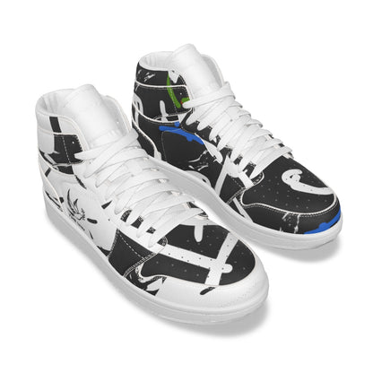 Stomp on Leather Stitching Shoes