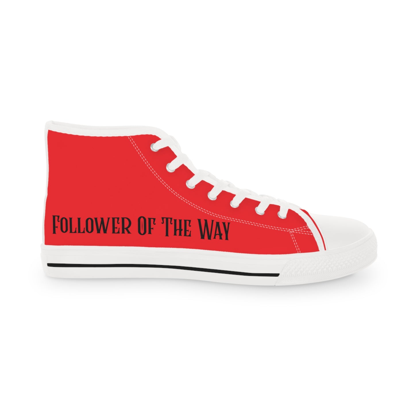 Red FOTW Men's High Top Sneakers