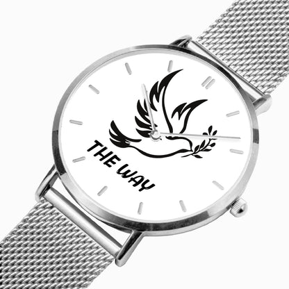 The WAY Ultra-thin Stainless Steel Quartz Watch