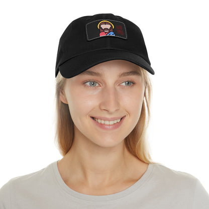 Who IS Dad Hat with Leather Patch