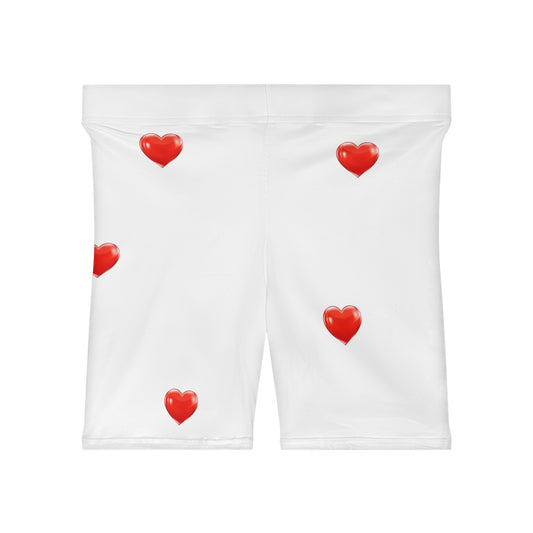 heart Women's Biker Shorts