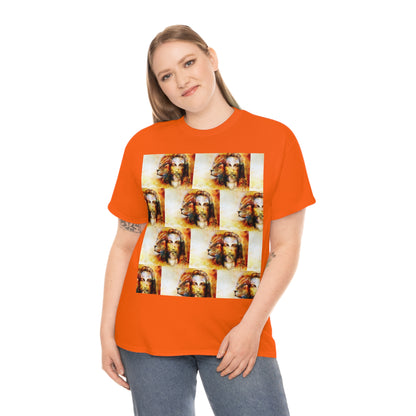 Double Mind Face Of Heavy Cotton Tee