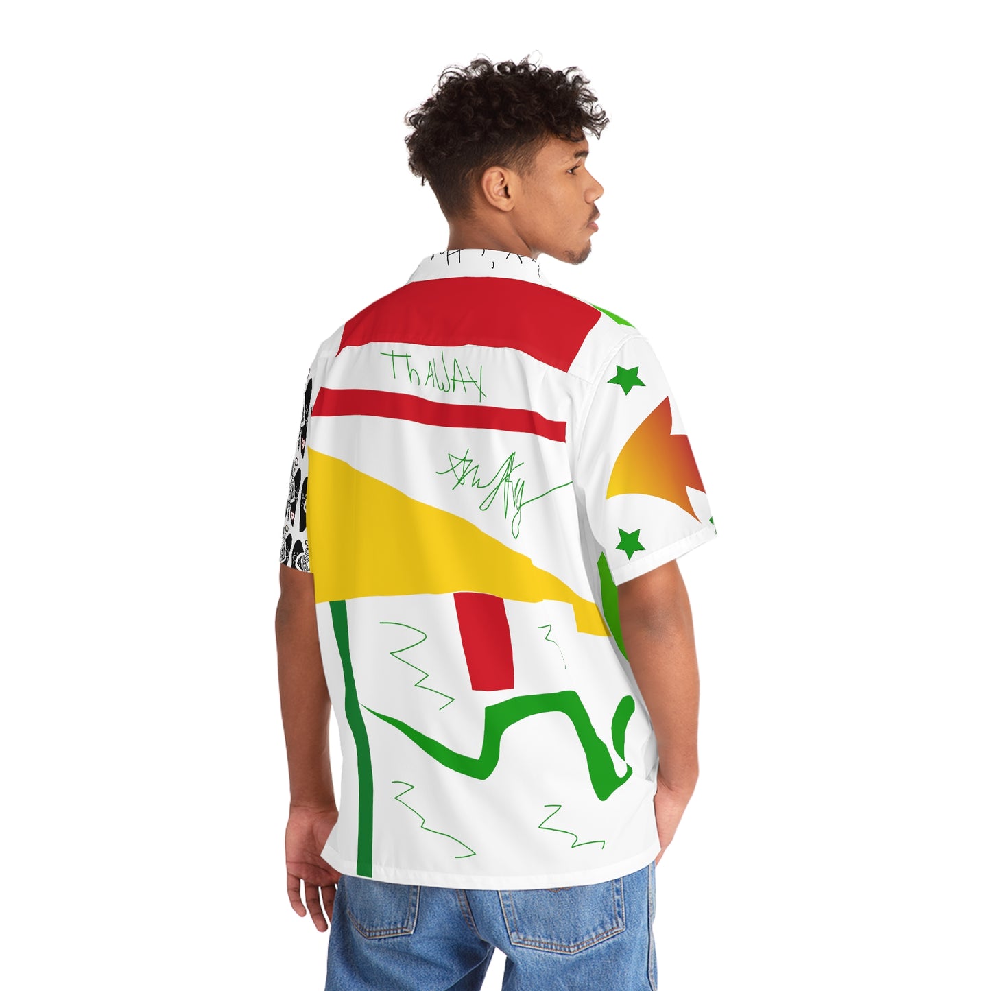 Half N Half way Men's Hawaiian Shirt