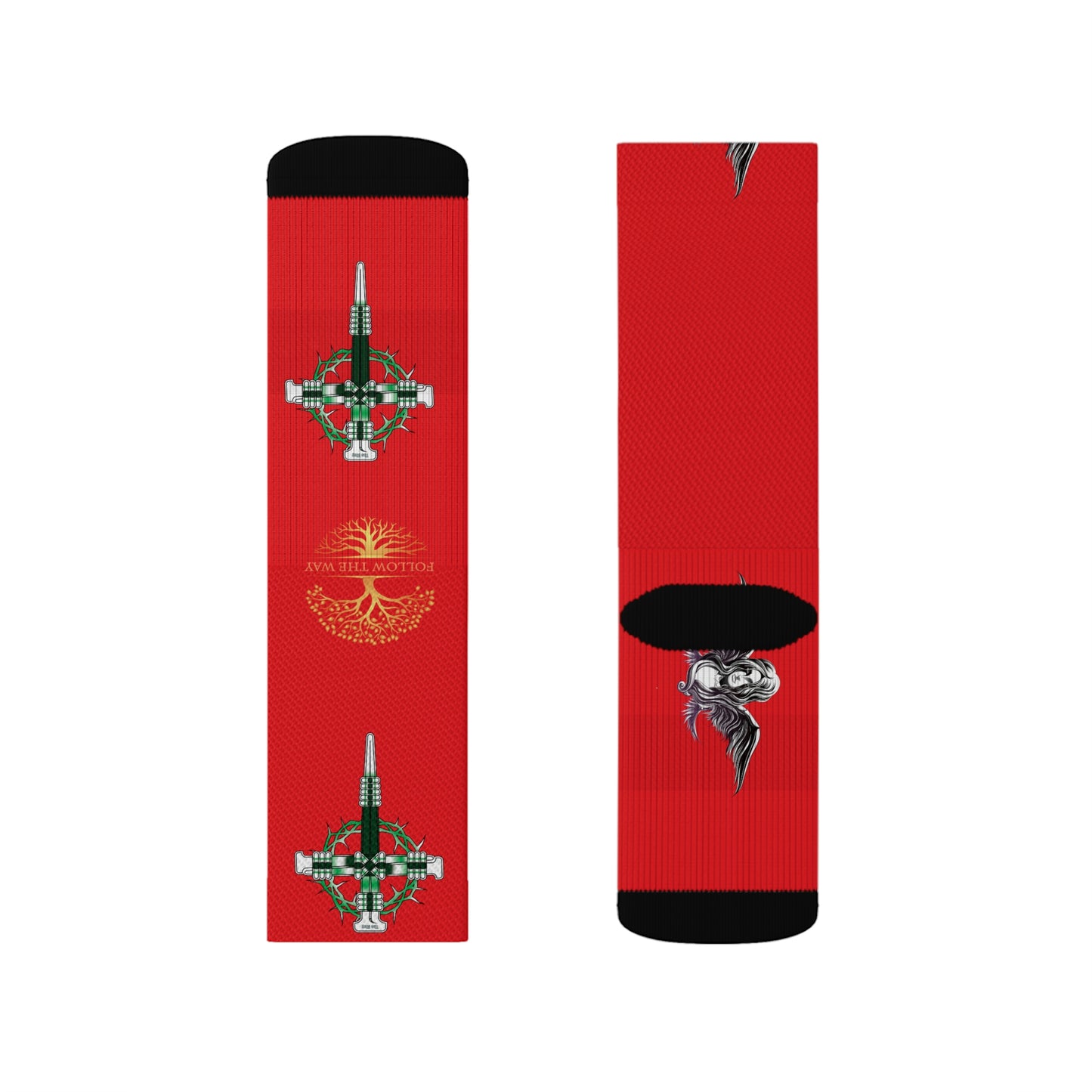 Red Sword Way Socks