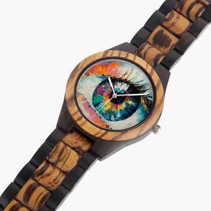 Eye Time Indian Ebony Wooden Watch