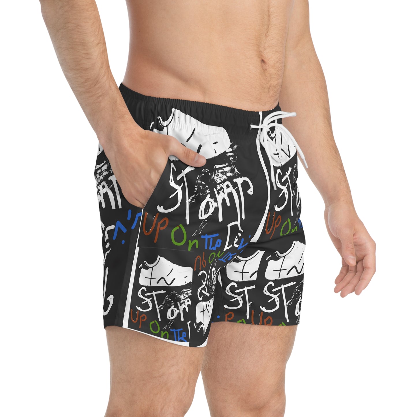Stomp On Devil Swim Trunks