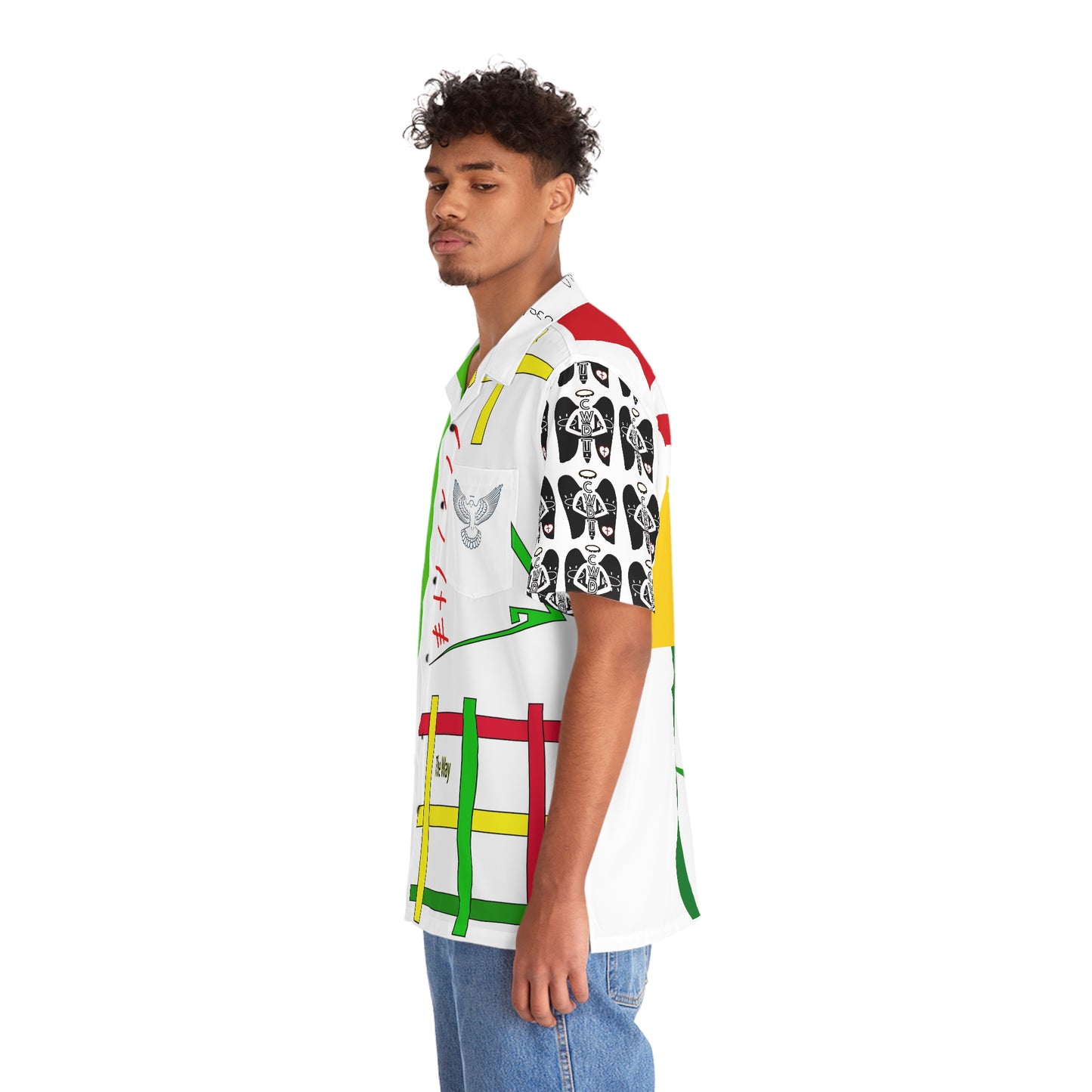 Half N Half way Men's Hawaiian Shirt