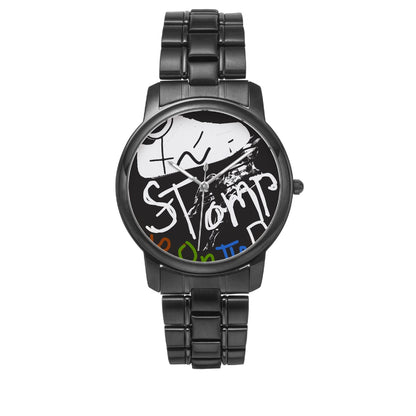 STOMP 153. Folding Clasp Type Stainless Steel Quartz Watch