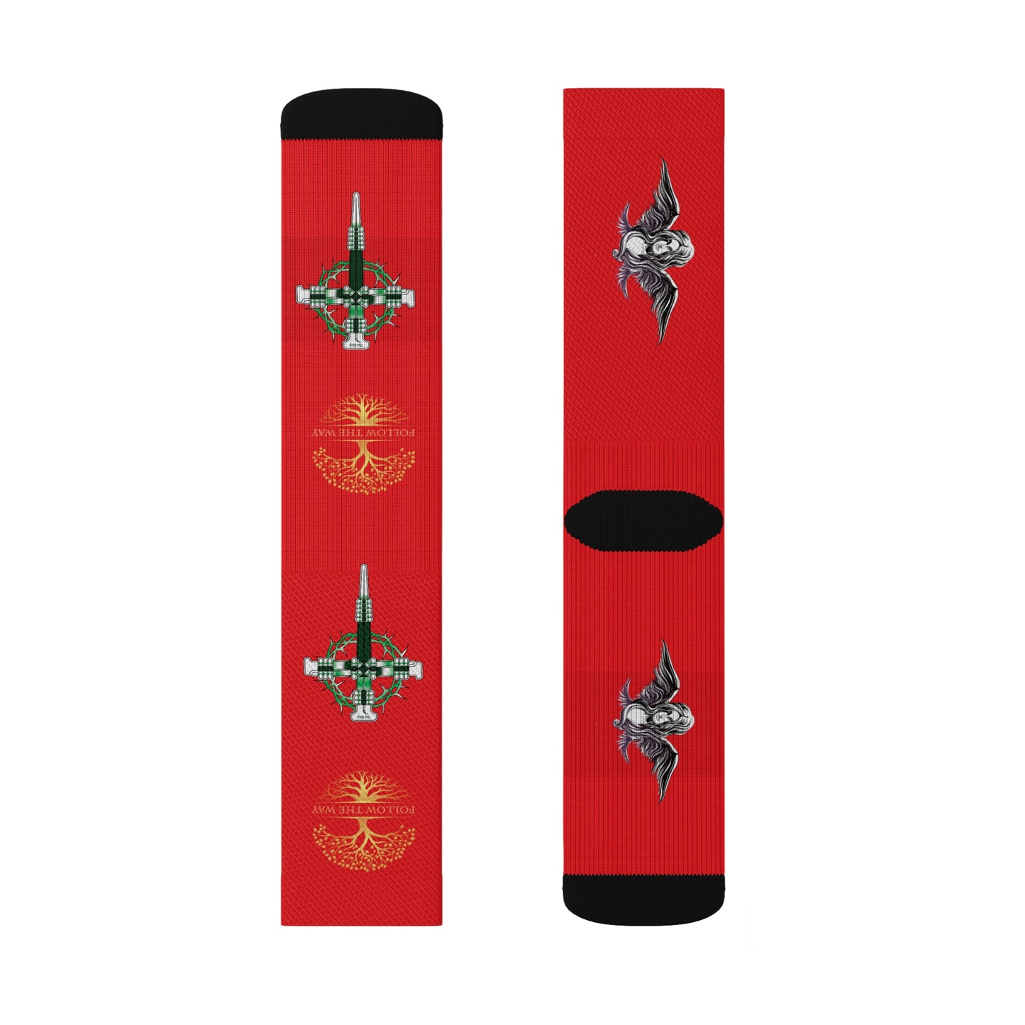Red Sword Way Socks