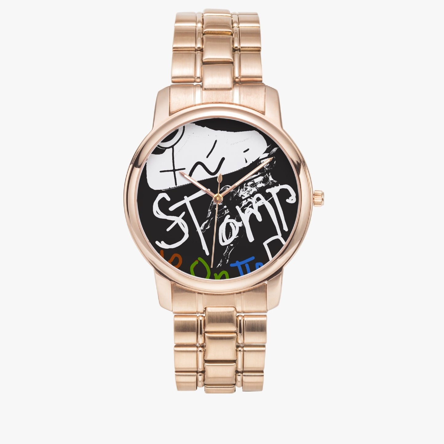 STOMP 153. Folding Clasp Type Stainless Steel Quartz Watch