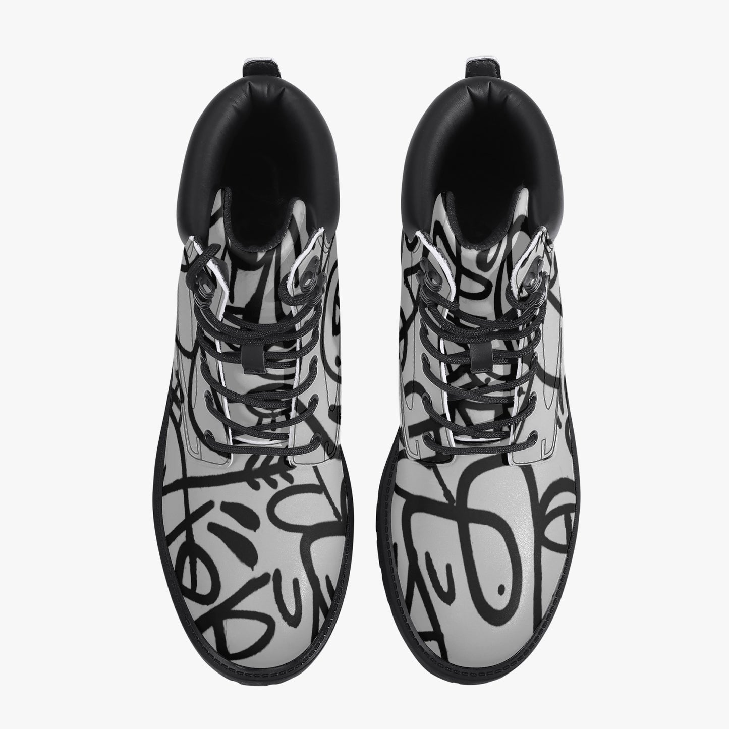 Many Eye Casual Leather Boots