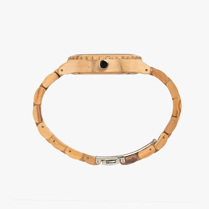 Fly Time Italian Olive Lumber Wooden Watch