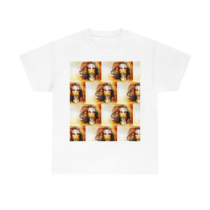 Double Mind Face Of Heavy Cotton Tee