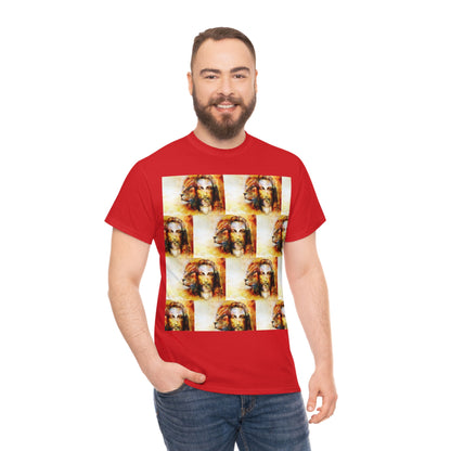 Double Mind Face Of Heavy Cotton Tee