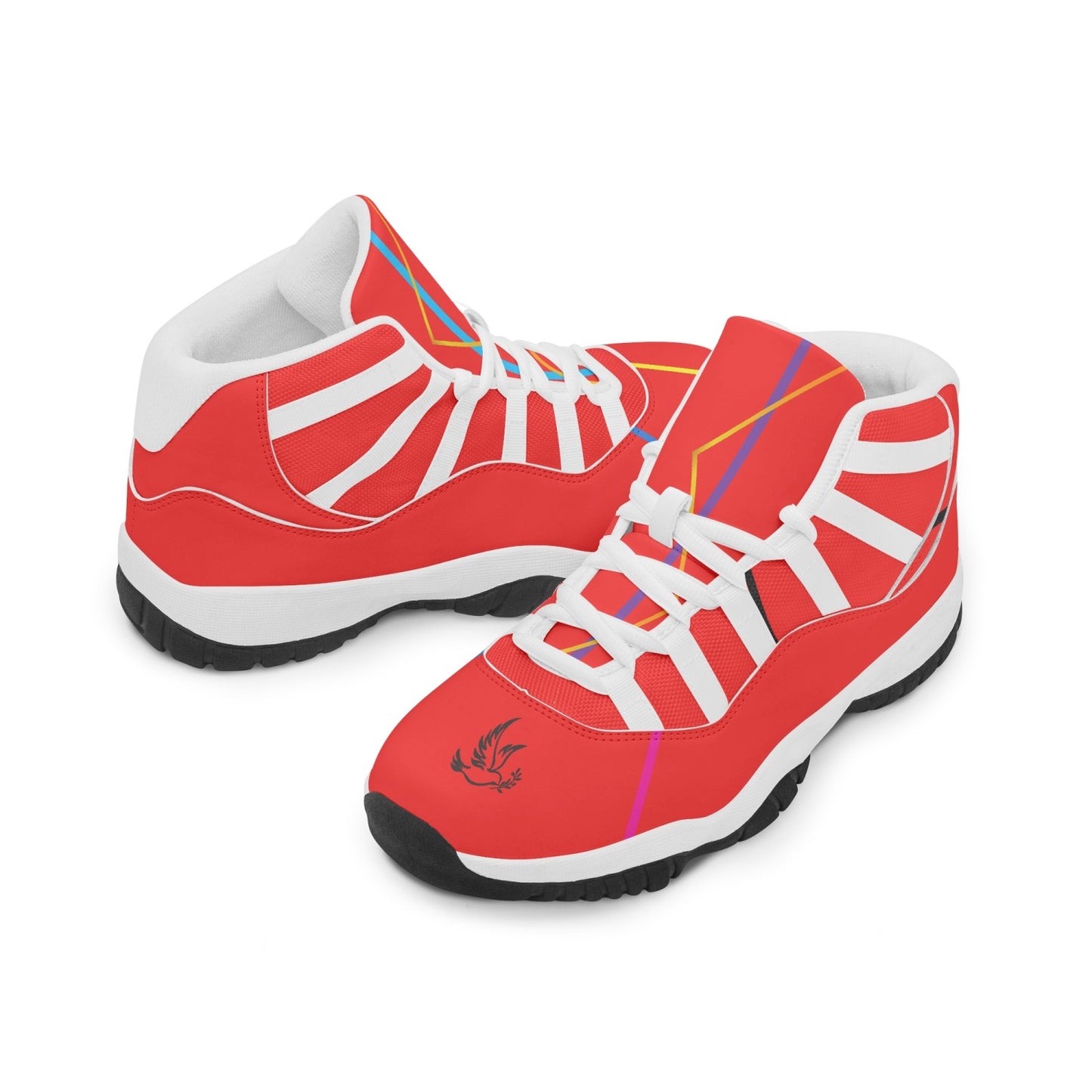SkyHigh's REDS  AJ11 Basketball Sneakers