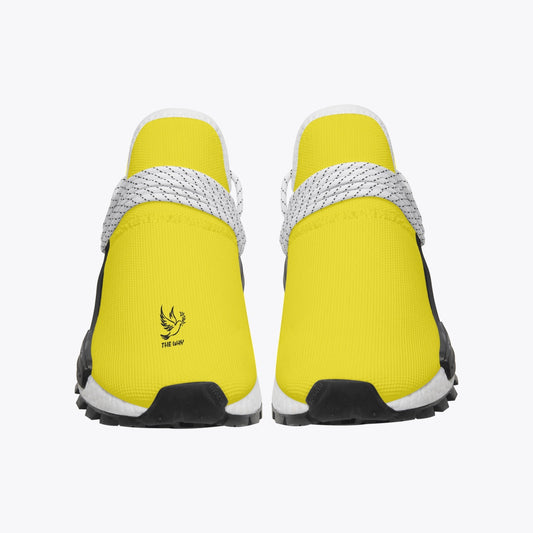 Yellow Way Mesh Sports Sneakers