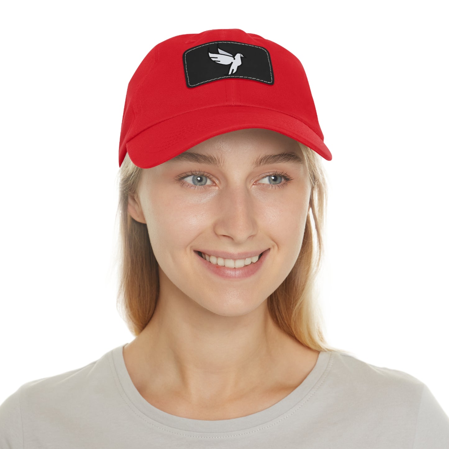 Yes Bird Dad Hat with Leather Patch