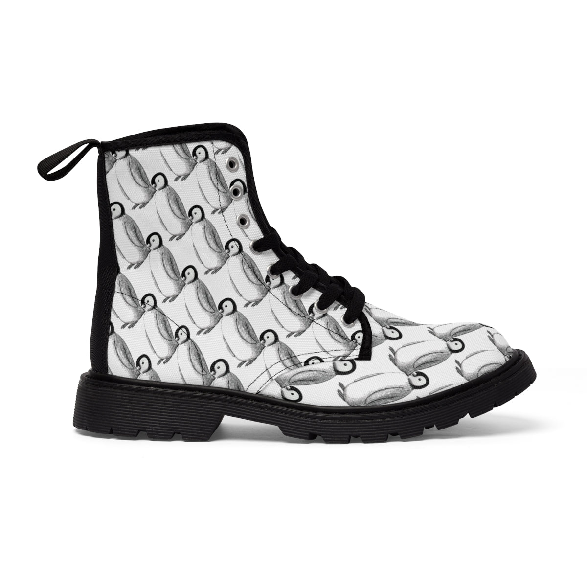 penguinSky High's Women's Canvas Boots