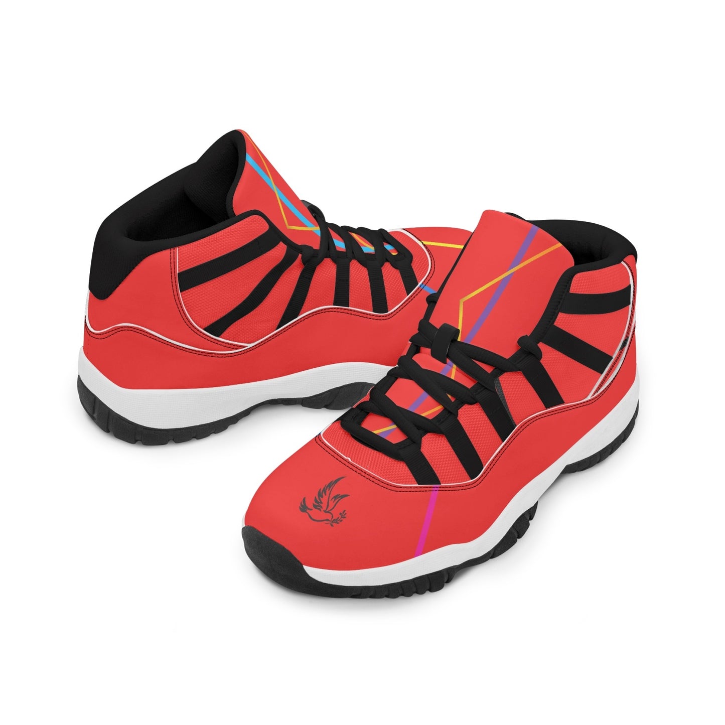 SkyHigh's REDS  AJ11 Basketball Sneakers