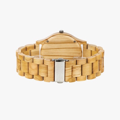 Fly Time Italian Olive Lumber Wooden Watch