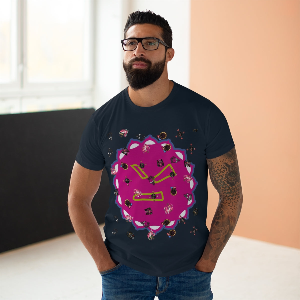 face Single Jersey Men's T-shirt