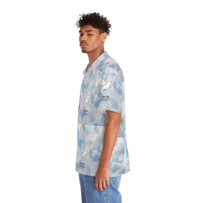 Cloud Bird Way Men's Hawaiian Shirt