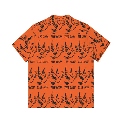 Orange Way Men's Hawaiian Shirt