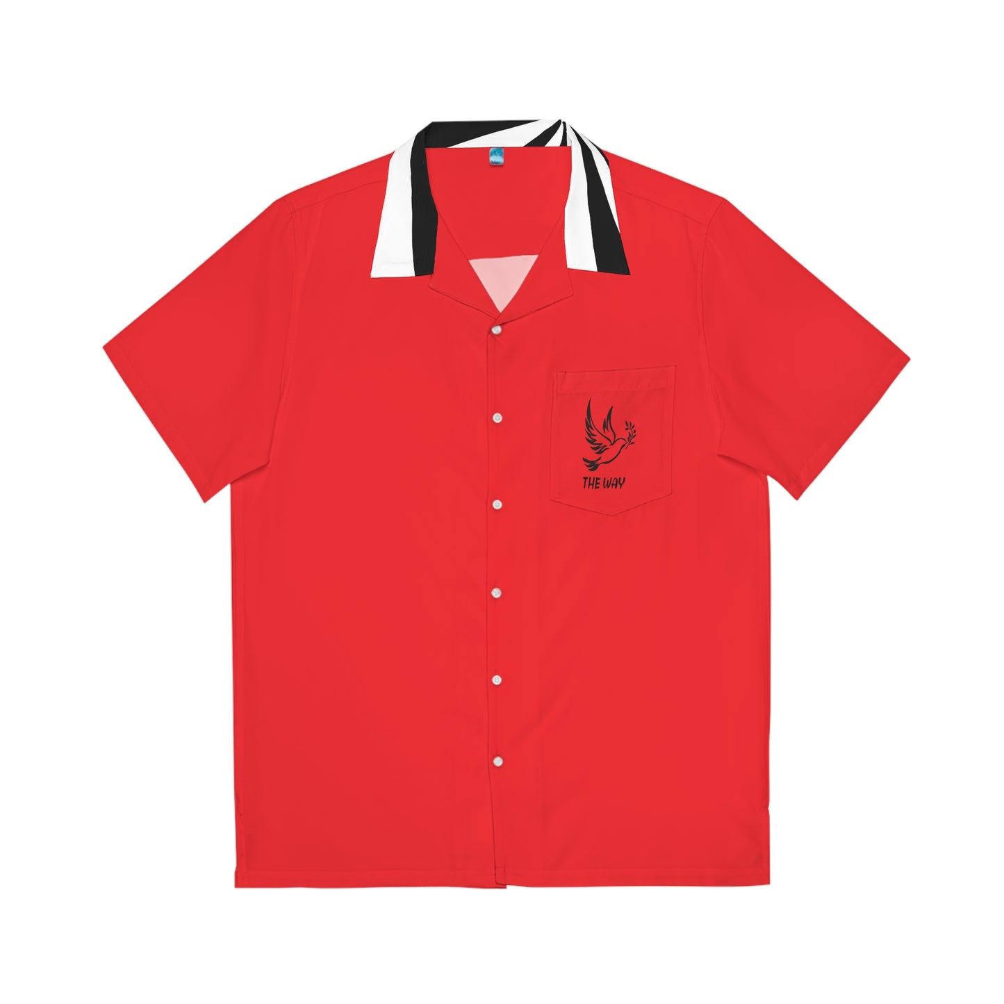 REd SWirl Men's Hawaiian Shirt