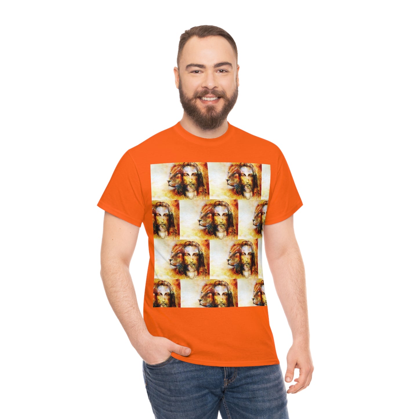 Double Mind Face Of Heavy Cotton Tee