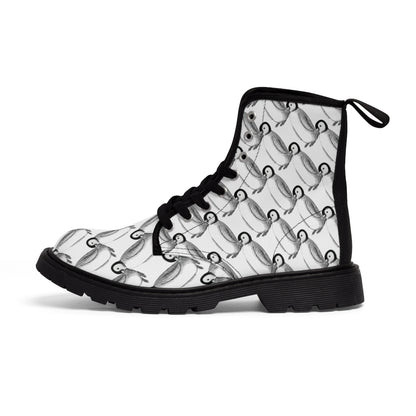 penguinSky High's Women's Canvas Boots